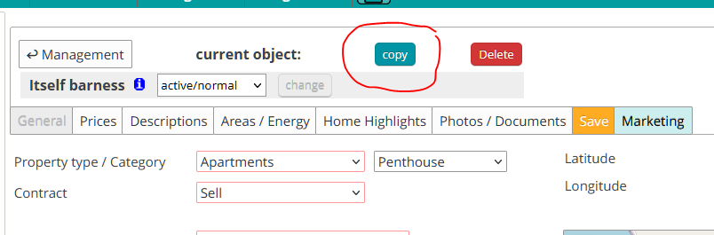 Copy offer